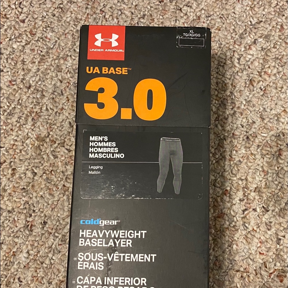 Men’s Under Armour Coldgear Baselayer XL BLACK